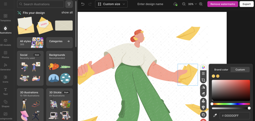 Icons8 Ouch changing colors