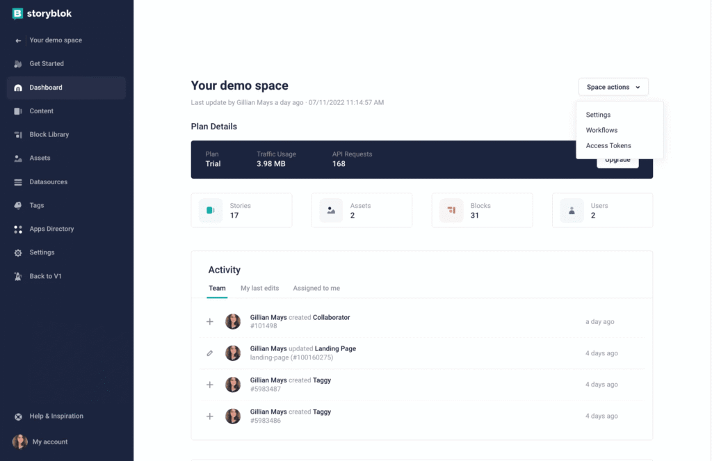 Storyblok headless cms