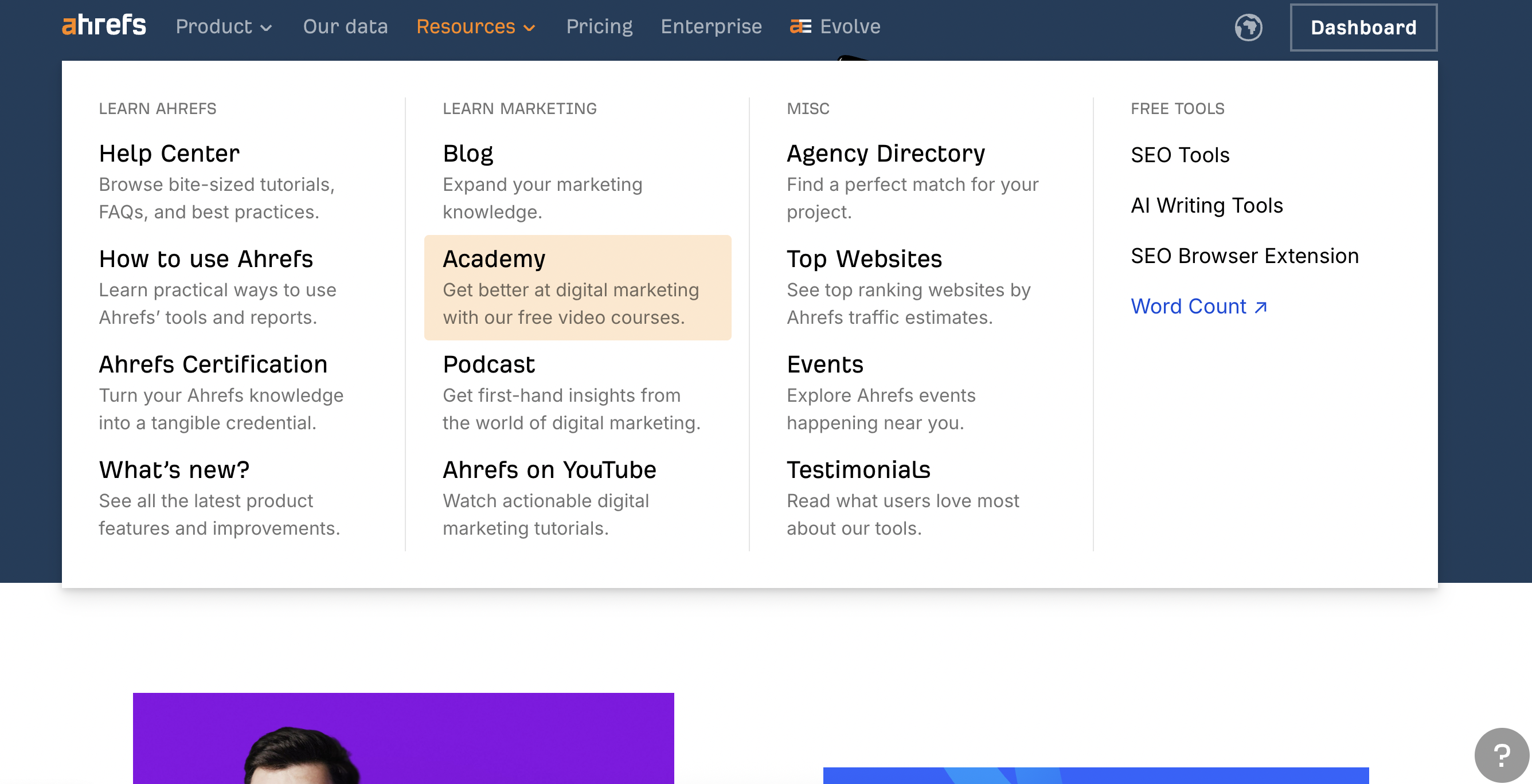 ahrefs academy