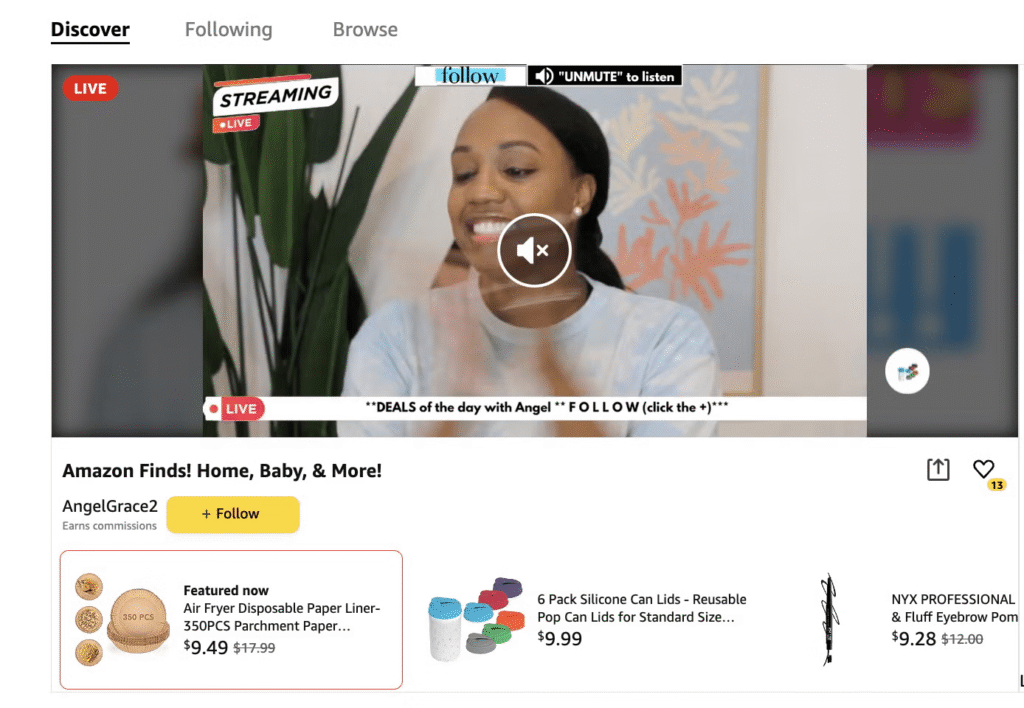 amazon live