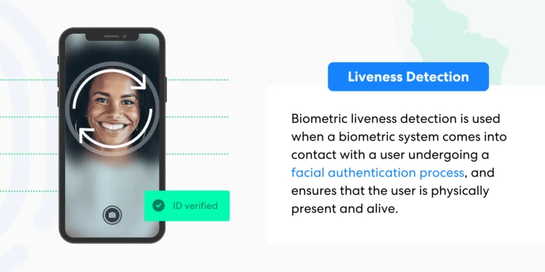 What is biometric liveness detection