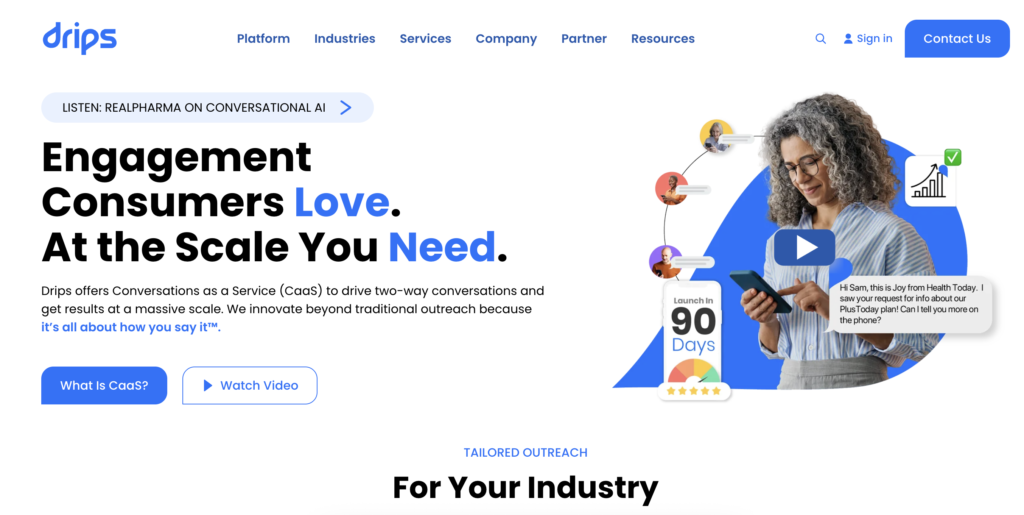 Drips AI Text Messaging Platform