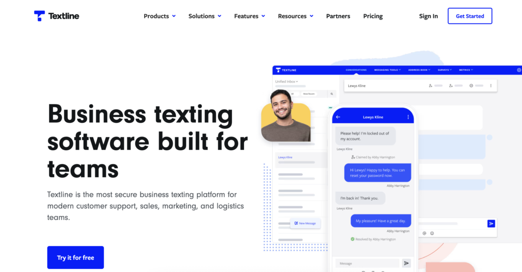 Textline AI Text Messaging Platform