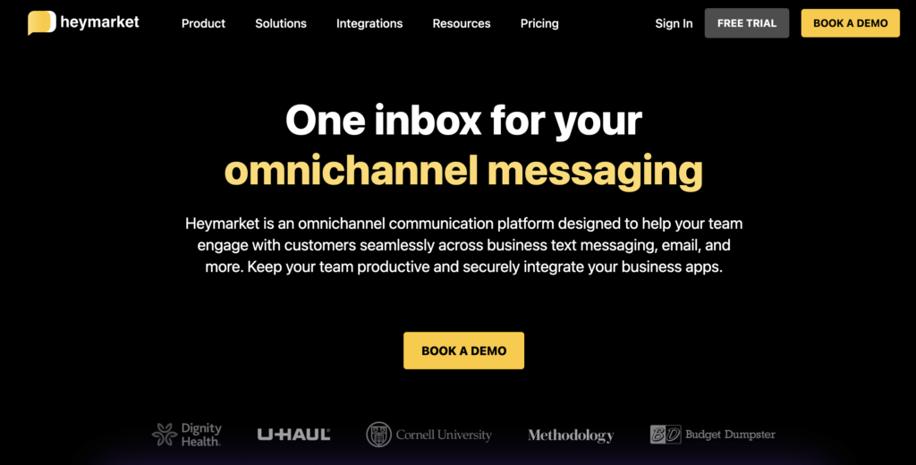 Heymarket AI Text Messaging Platform