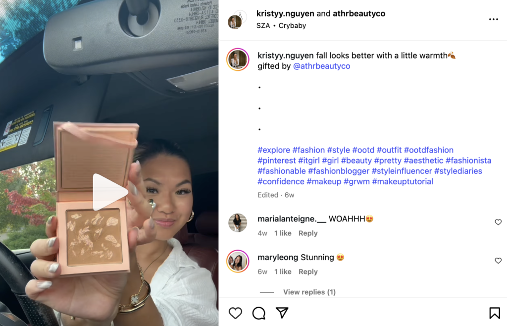 vegan beauty brand collaboration with Influencers