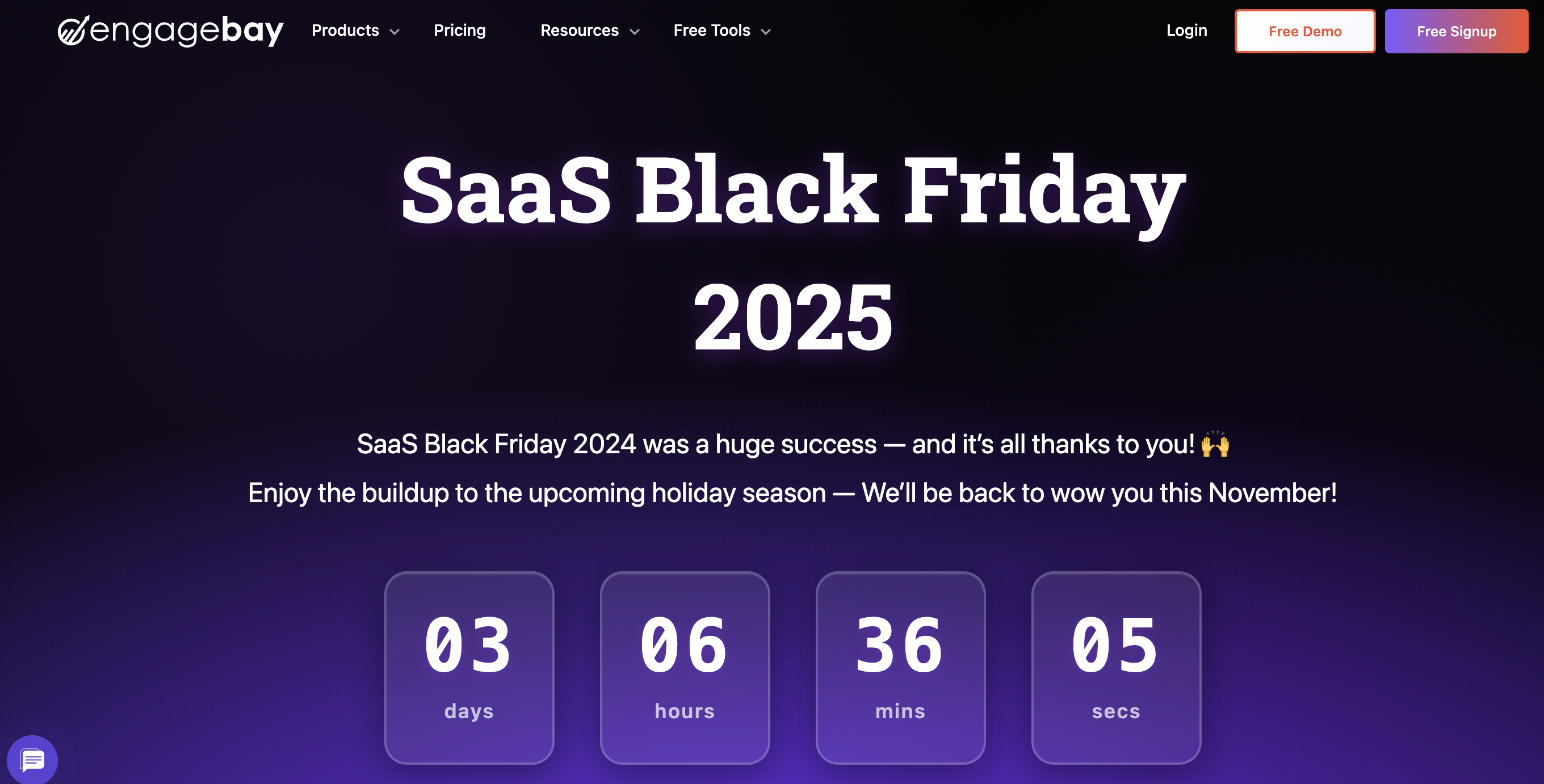 EngageBay black friday deal