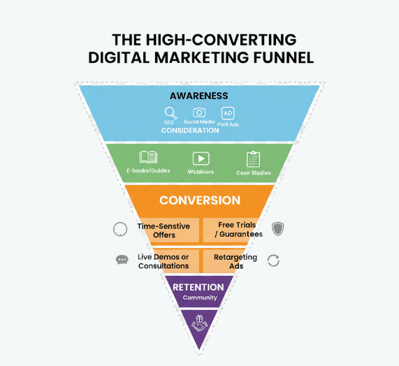 High-Converting Digital Marketing Funnel