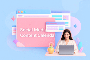 social media content calendar