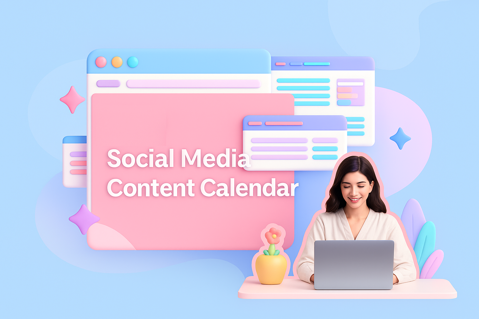 social media content calendar