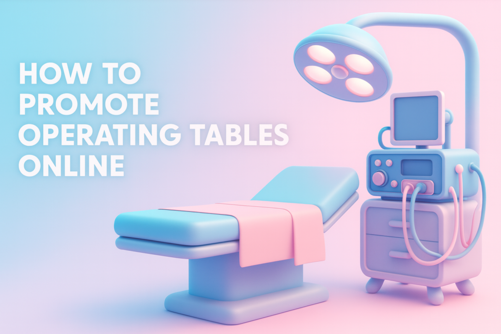 SEO and B2B Strategies for Promoting Operating Tables