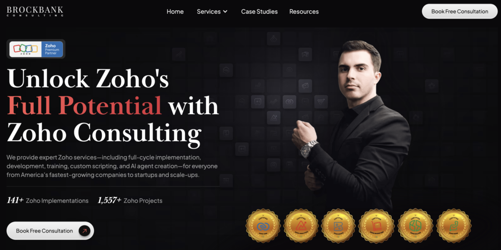 Drew Brockbank zoho consulting