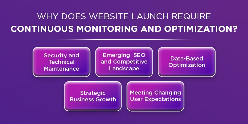 Why Does Website Launch Require Continuous Monitoring and Optimization?