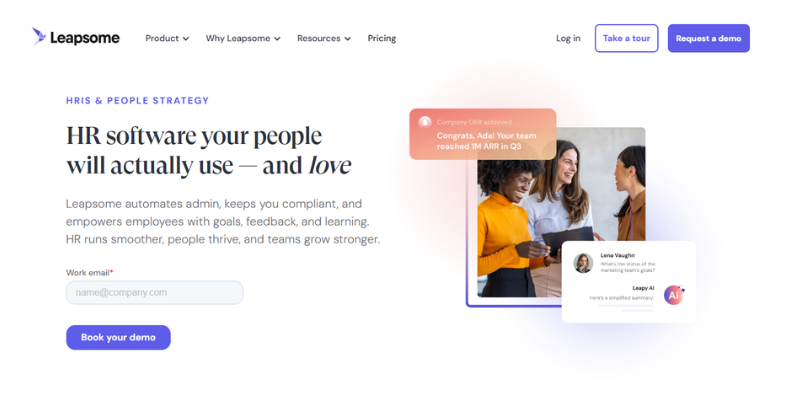Leapsome hr software