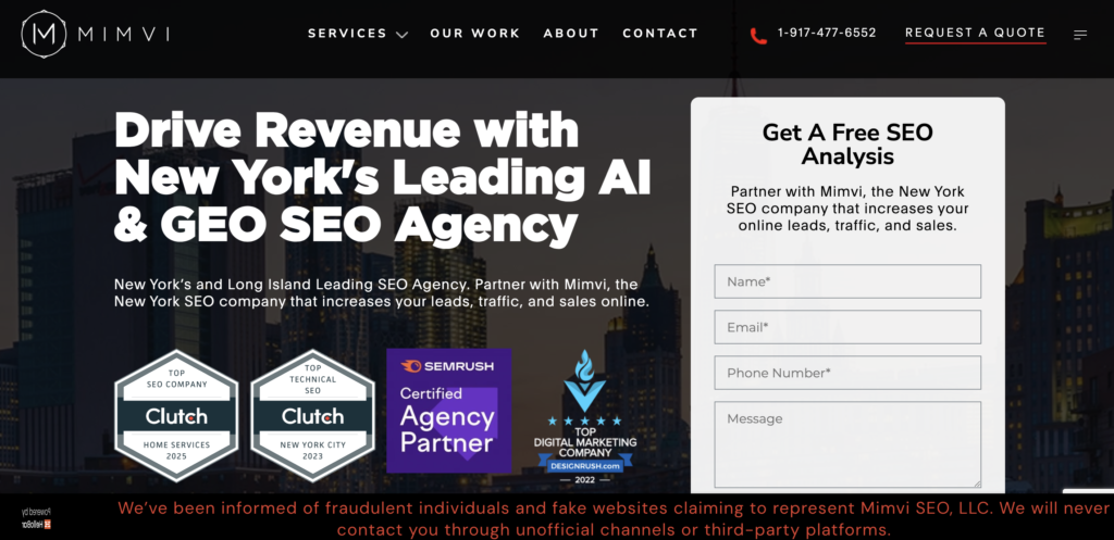 Mimvi SEO agency review