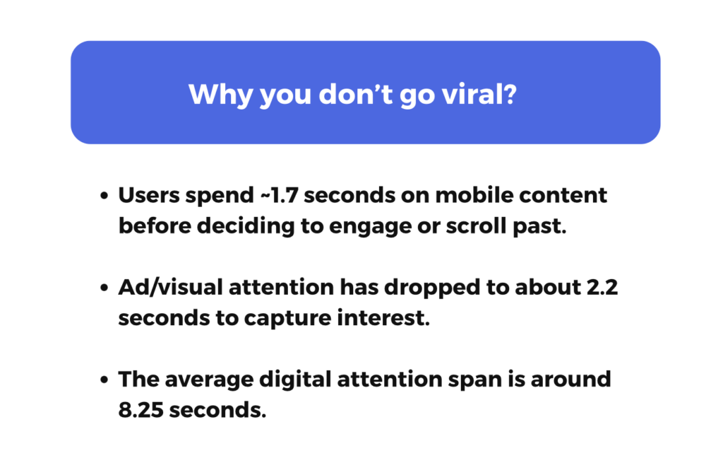 why you don't go viral