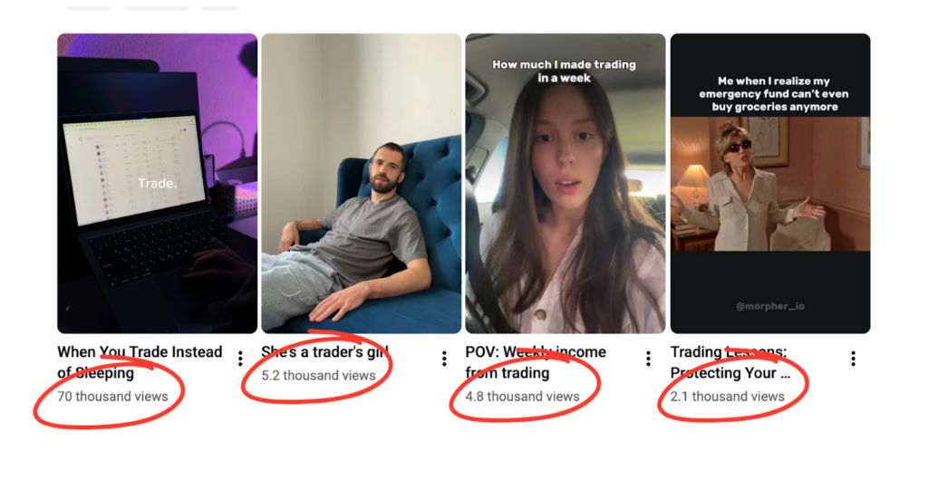 viral short form video examples