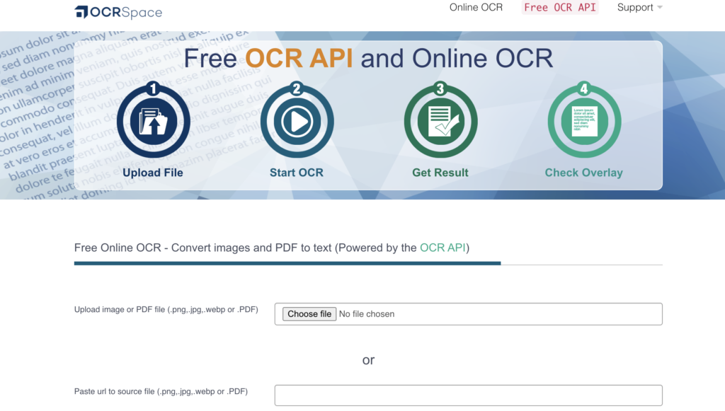 OCR.Space OCR Tool