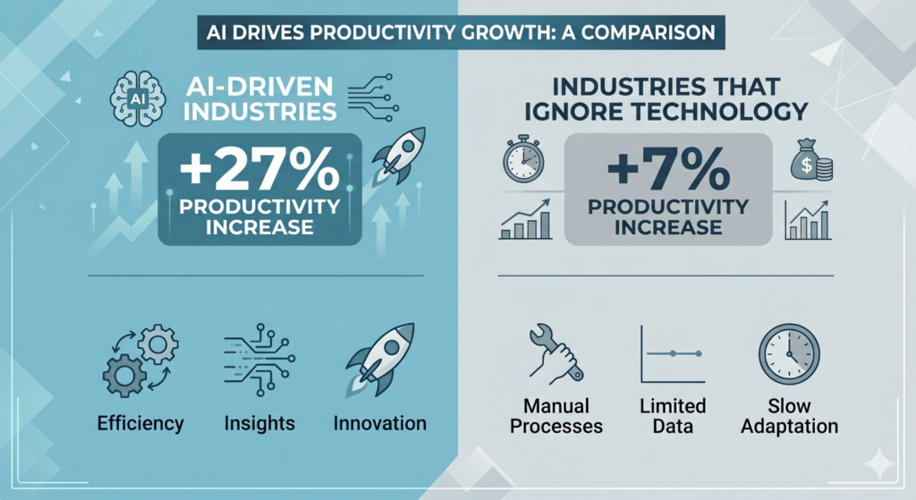 how ai drives productivity growth