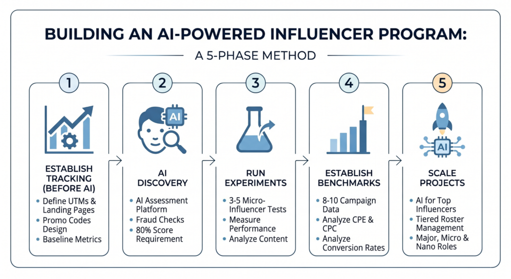 how to build ai powered influencer program