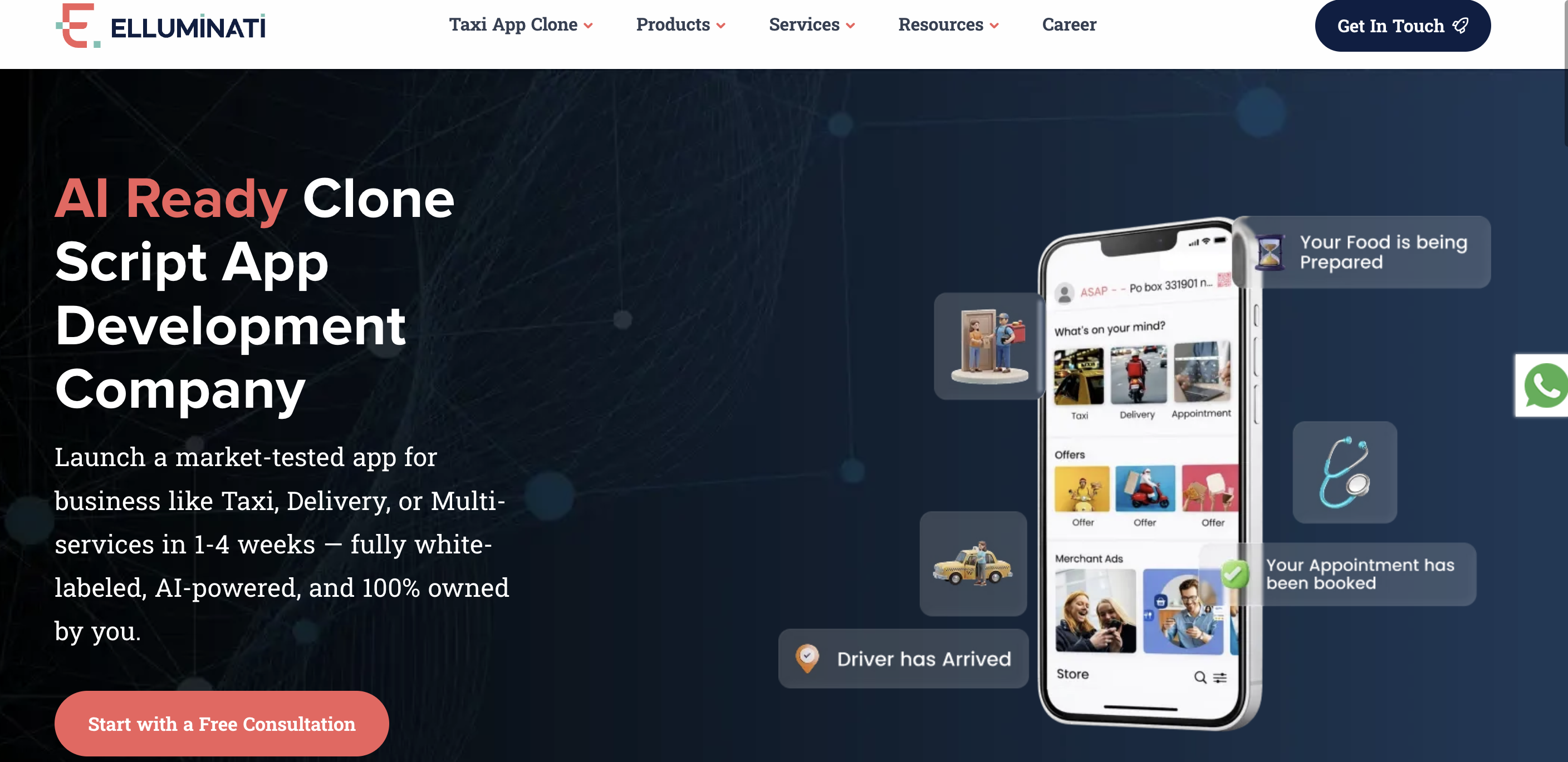 Elluminati taxi app development company