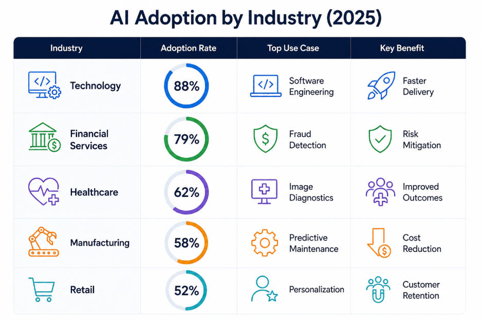 ai adoption by industry