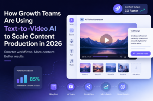 How Growth Teams Use Text-to-Video AI to Scale Content Production