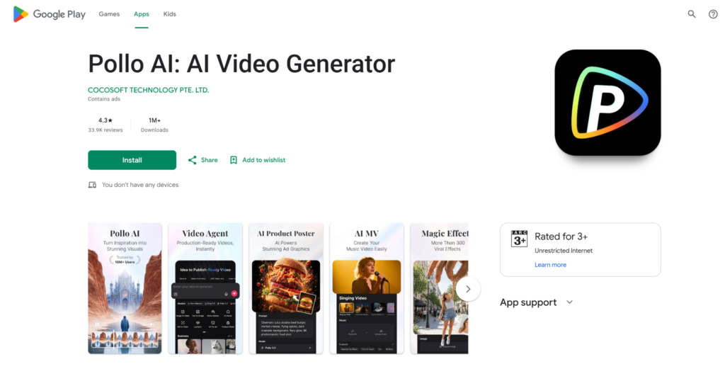 pollo ai video generator
