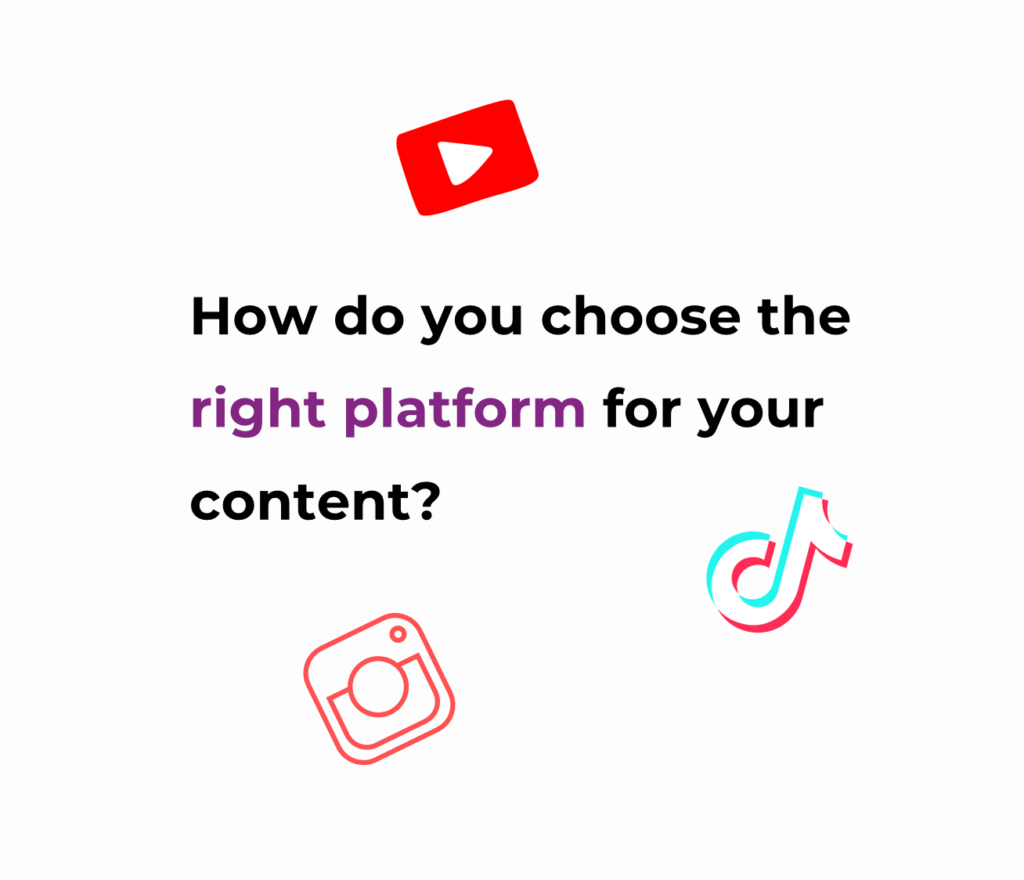 how do you choose the right social media platform for startup