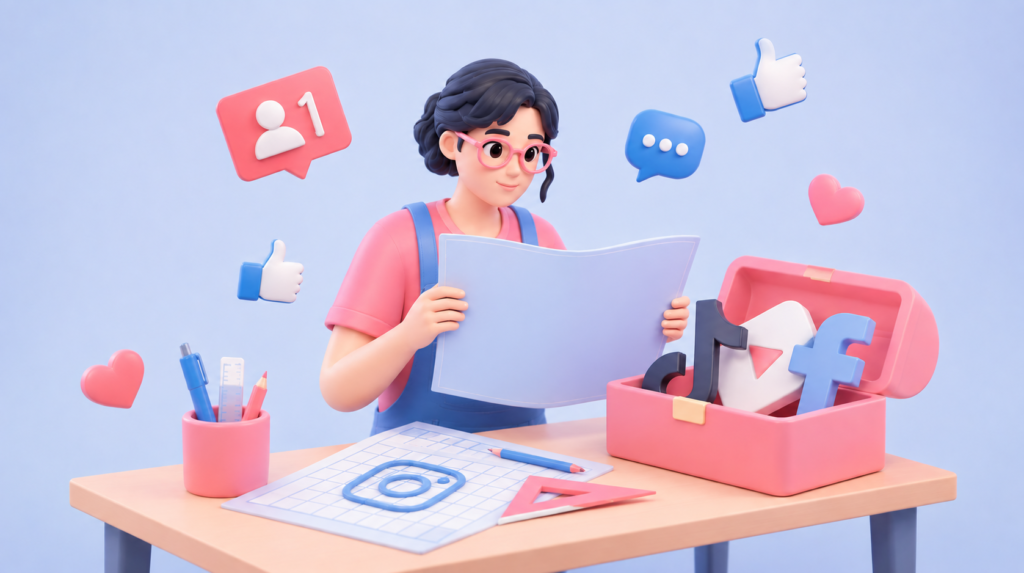 social media platform on budget